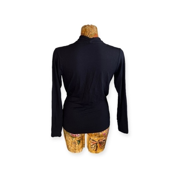 Pure Collection top black long sleeve Sz 6 small - Picture 4 of 7